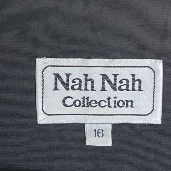 Nah Nah Collection 16 Black Iridescent Sequin Embellished Evening Cocktail - Picture 6 of 6